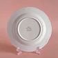 Plato inglés de porcelana • decoración floral y dorada - Miniatura 5