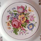 Plato inglés de porcelana • decoración floral y dorada - Miniatura 2