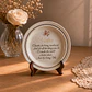 Plato decorativo inglés con poema 