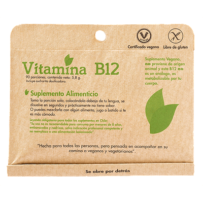 Vitamina B12 Dulzura Natural - 90 porciones
