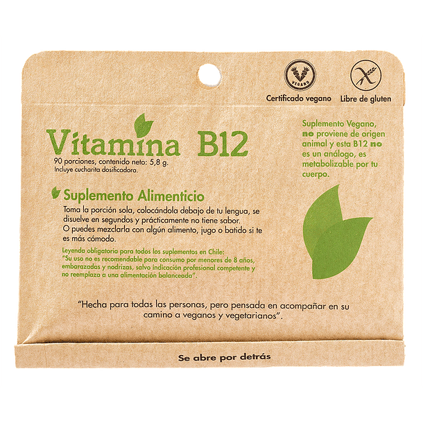 Vitamina B12 Dulzura Natural - 90 porciones