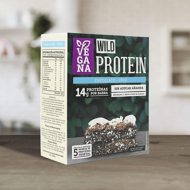 Wild Protein Chocolate Coco 5 unidades