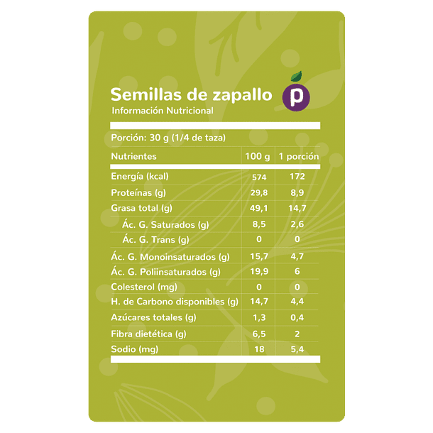 Semillas de Zapallo Piwen 250g 3