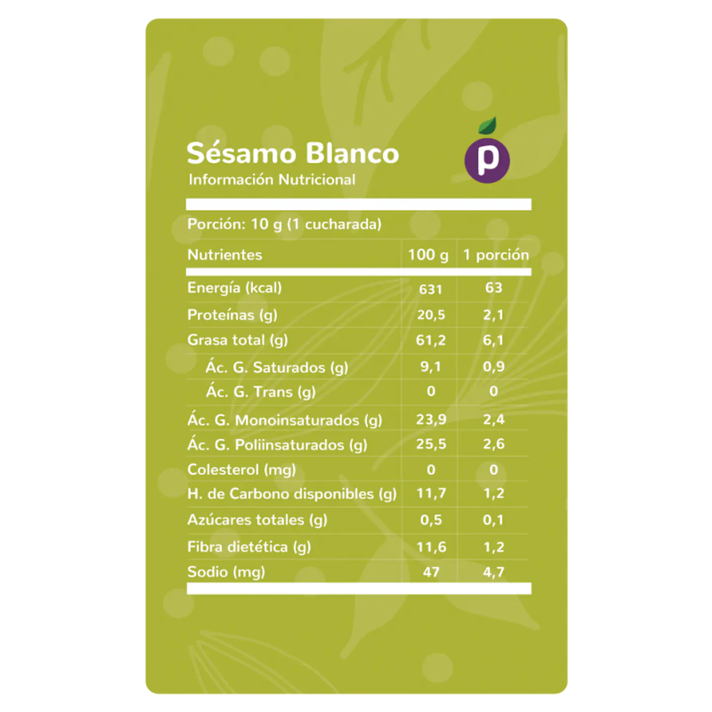Sésamo Blanco 250g 3