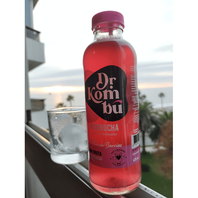 Kombucha Mix de Berries Dr Kombu 475cc