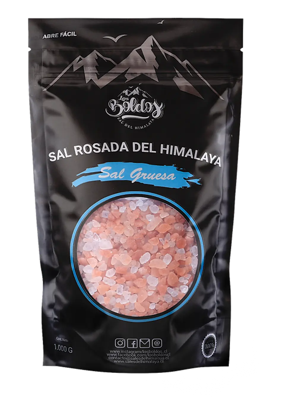 Sal rosada del Himalaya gruesa 1 Kg 1