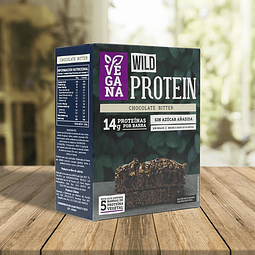 Wild Protein Chocolate Bitter 5 unidades