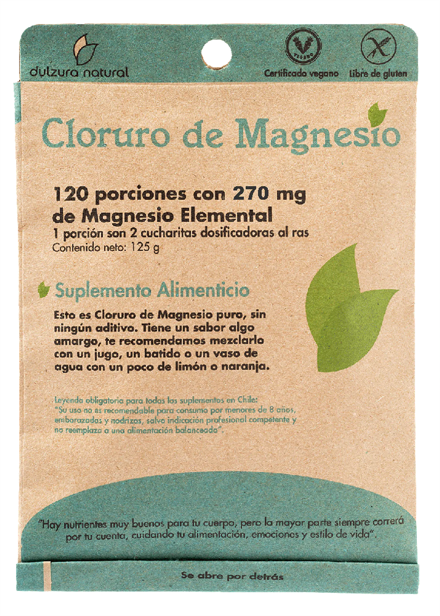 Cloruro de Magnesio Dulzura Natural 1