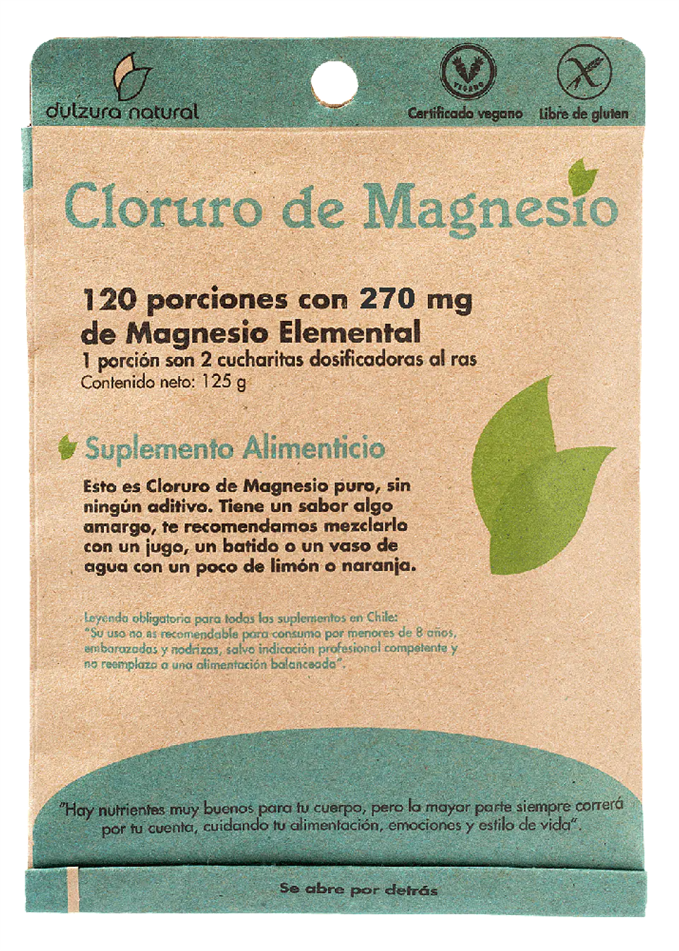Cloruro de Magnesio Dulzura Natural 1
