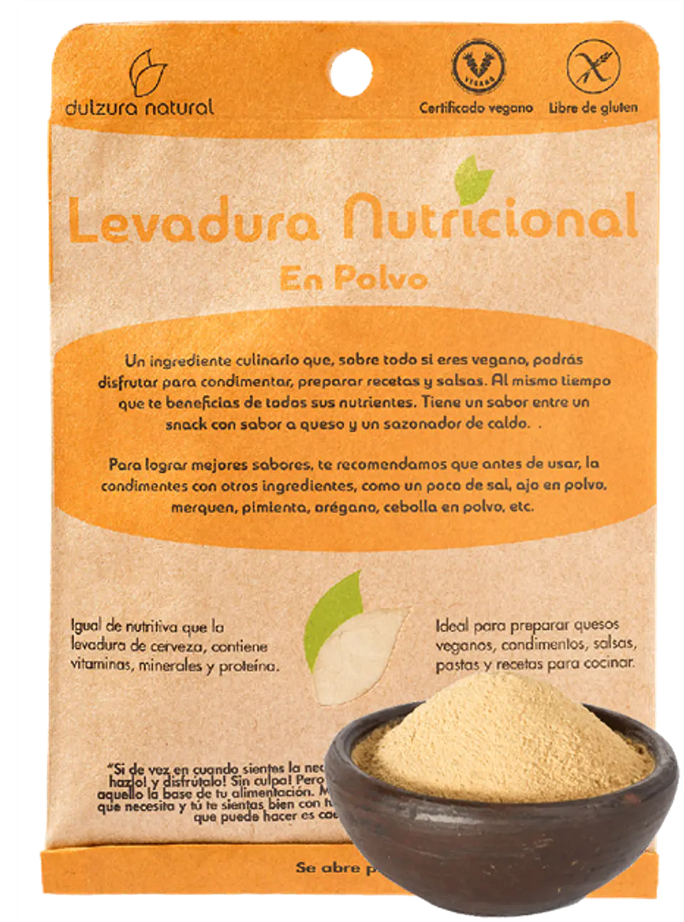 Levadura Nutricional en Polvo Dulzura Natural 100g 1