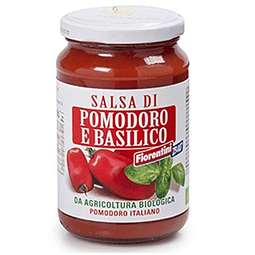 Salsa de Tomates y Albahaca Orgánica 340g