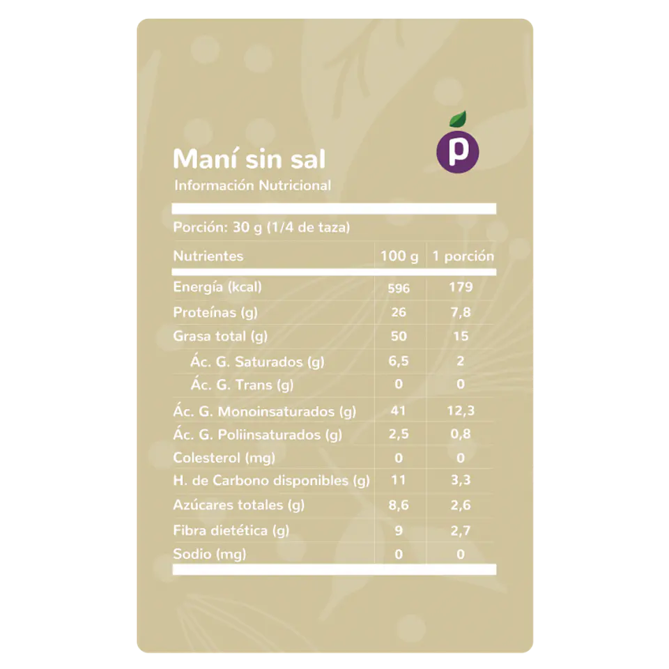 Maní sin Sal 2