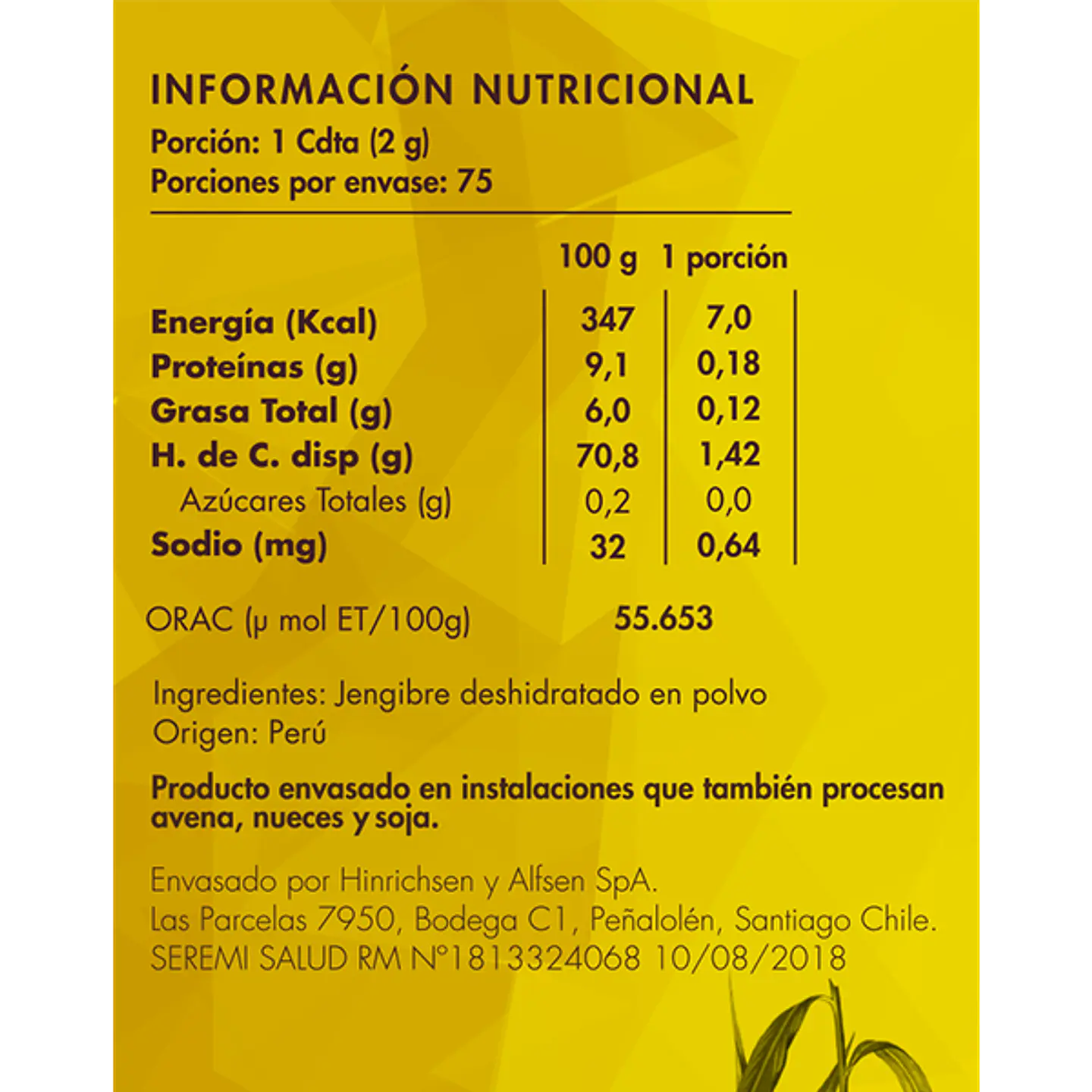 Jengibre Boost en Polvo 150 gr 2