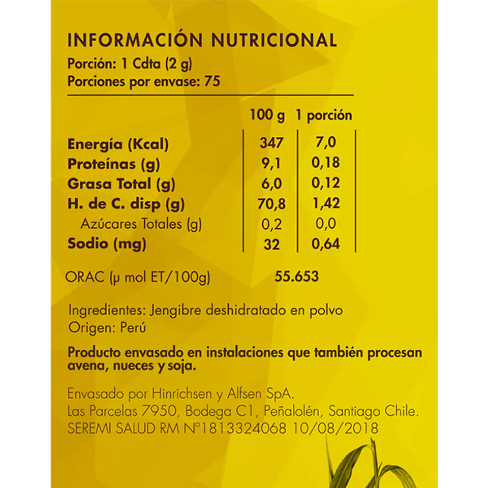 Jengibre Boost en Polvo 150 gr 2