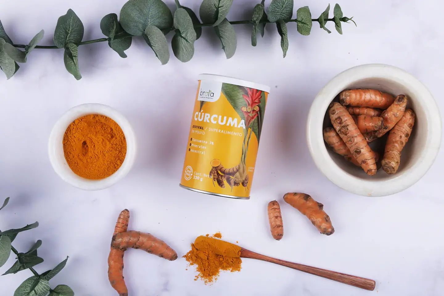 Cúrcuma en Polvo Brota 230 grs 3