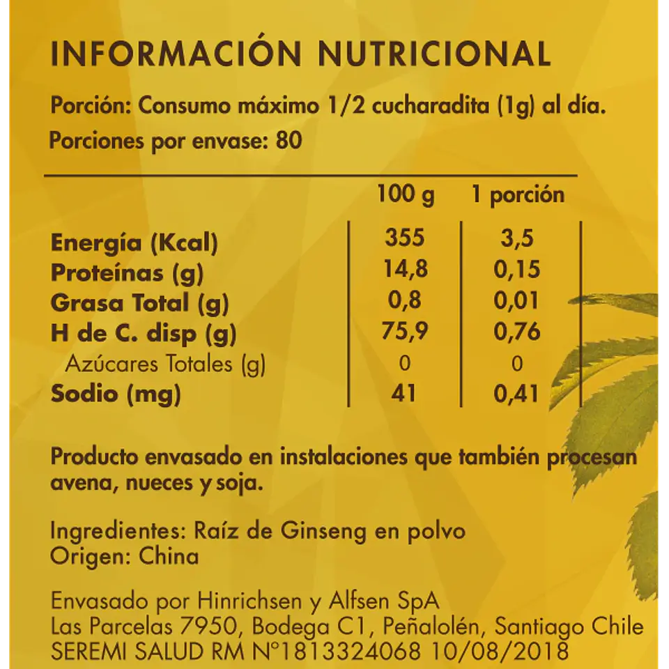 Ginseng Vitality 80 gr 2