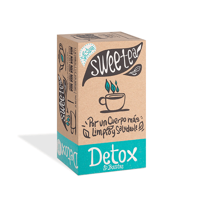 Té Detox Sin Stevia - 20 sobres