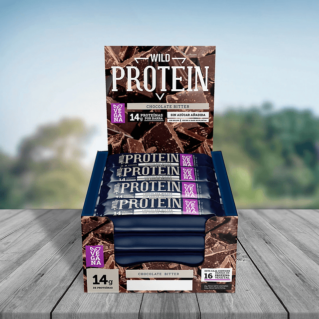 Wild Protein Chocolate Bitter 16 unidades