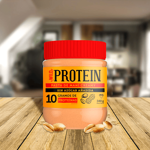 Mantequilla de Maní Creamy Wild Protein 340 g  1