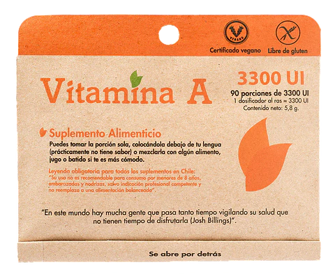 Vitamina A Dulzura Natural 90 porciones de 3300 UI