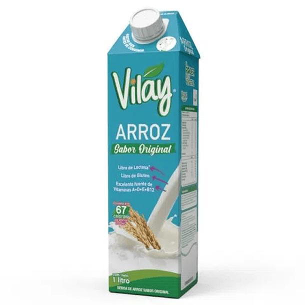 Bebida de Arroz Vilay Original 1 LT