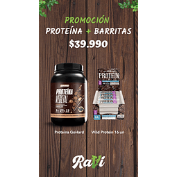 PROMO Proteínas: Proteína (a elección) + 16 Barritas (a elección)
