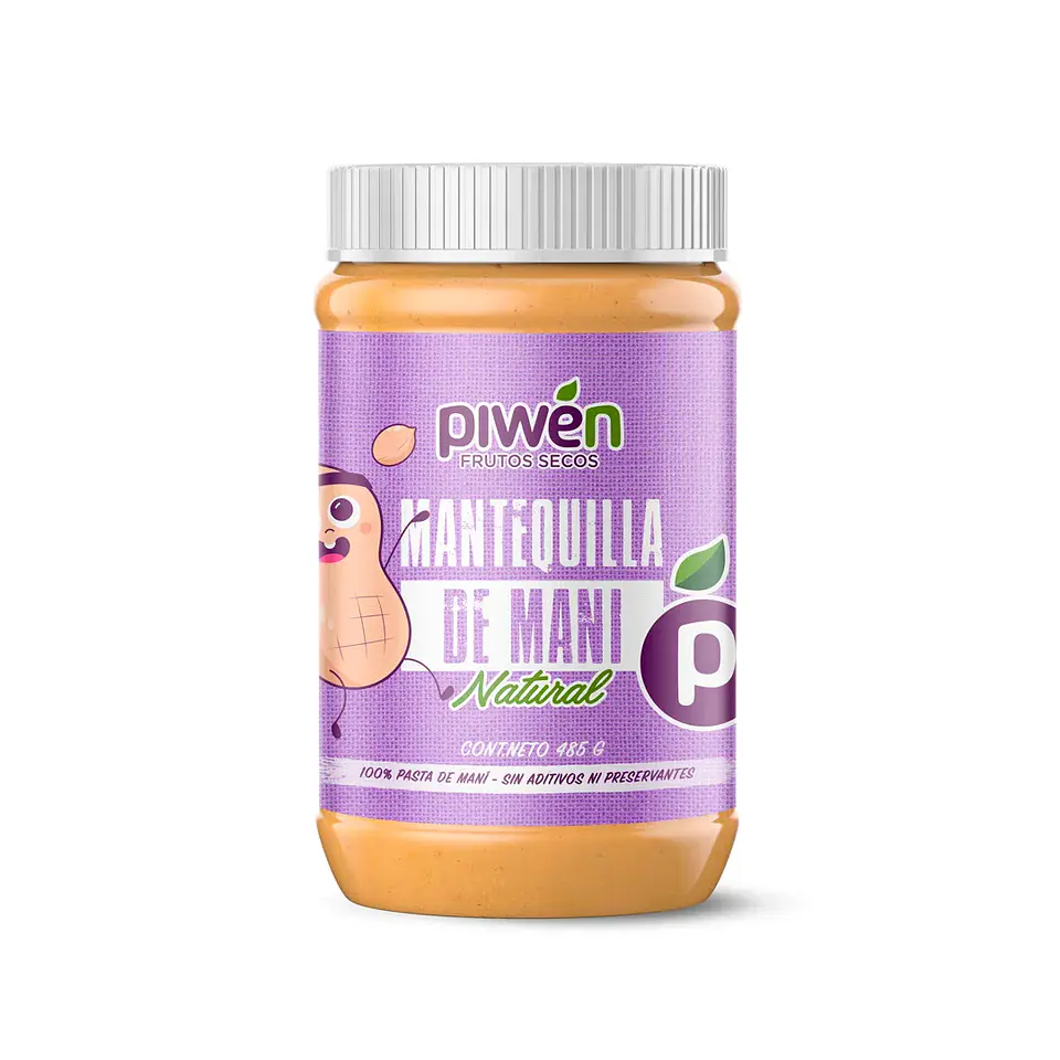 Mantequilla de Maní Piwen 485 grs 1