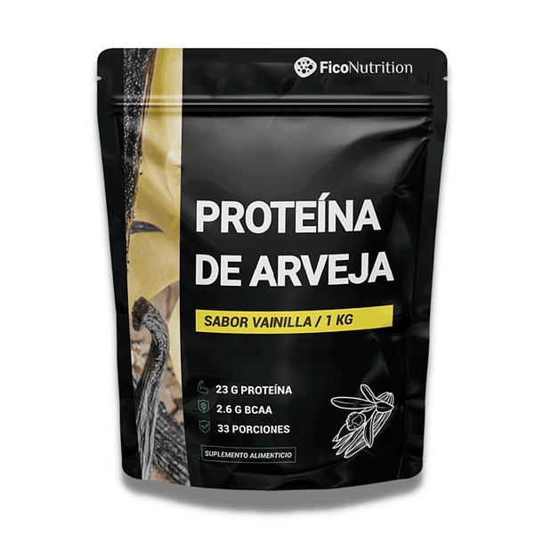 Proteína de Arvejas con Vainilla 1 kg - 30 porciones FicoNutrition 1