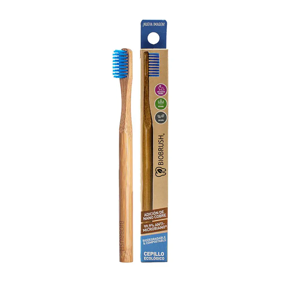Cepillo de Dientes Bio Brush Bambú Adulto - Suave 1