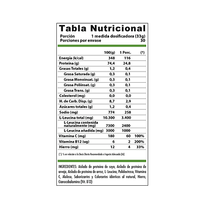 Proteína Vegan Shake Frutos del Bosque 1 kg - 30 porciones