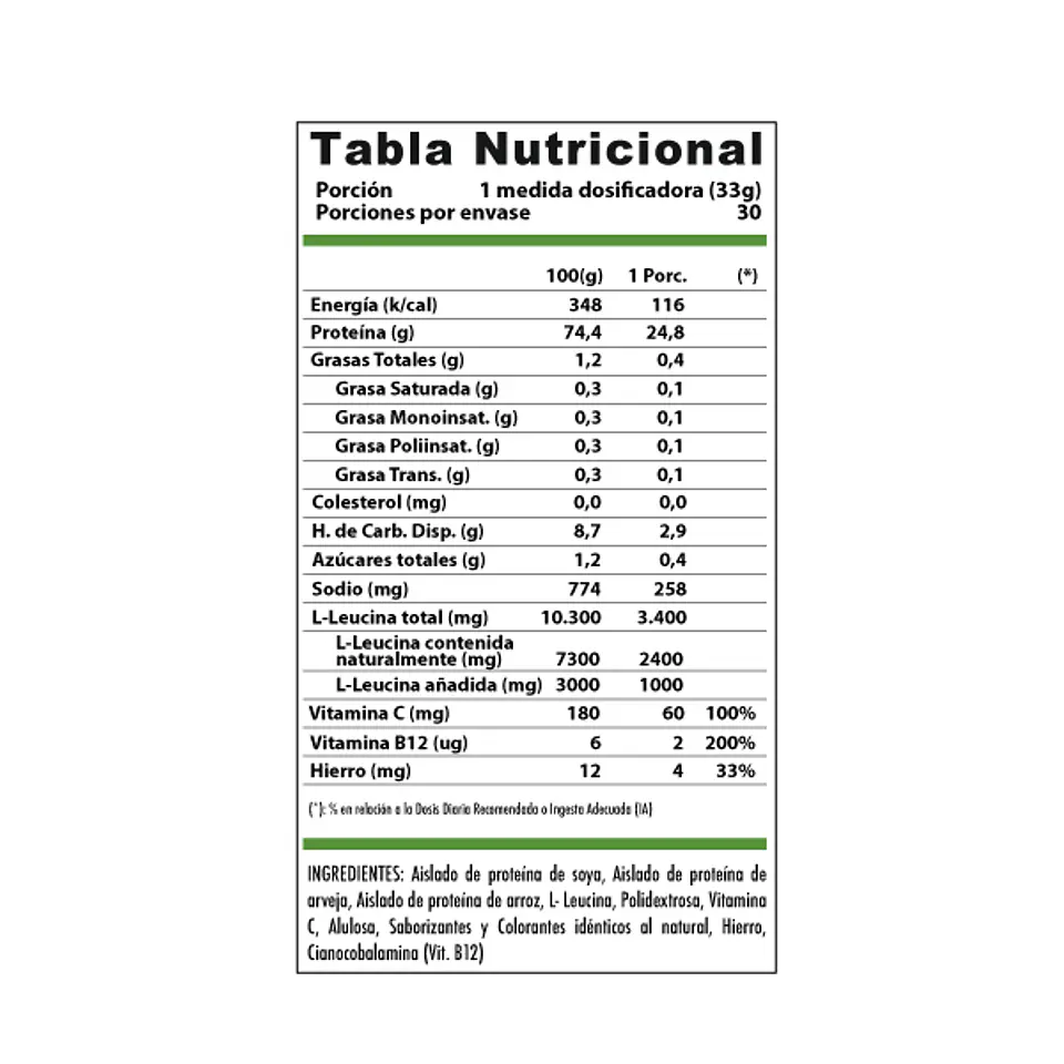 Proteína Winkler Vegan Shake Caramelo 1 kg - 30 porciones 2