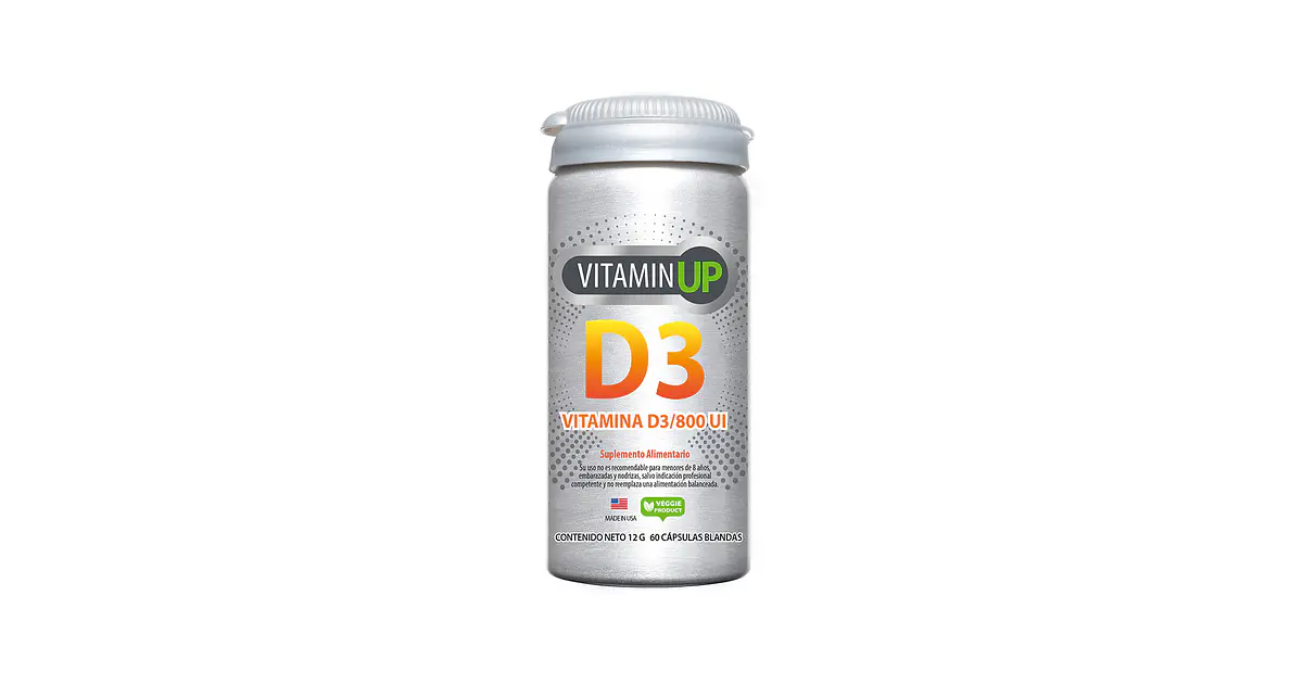 Vitamina D3 Newscience 800 UI - 60 Caps