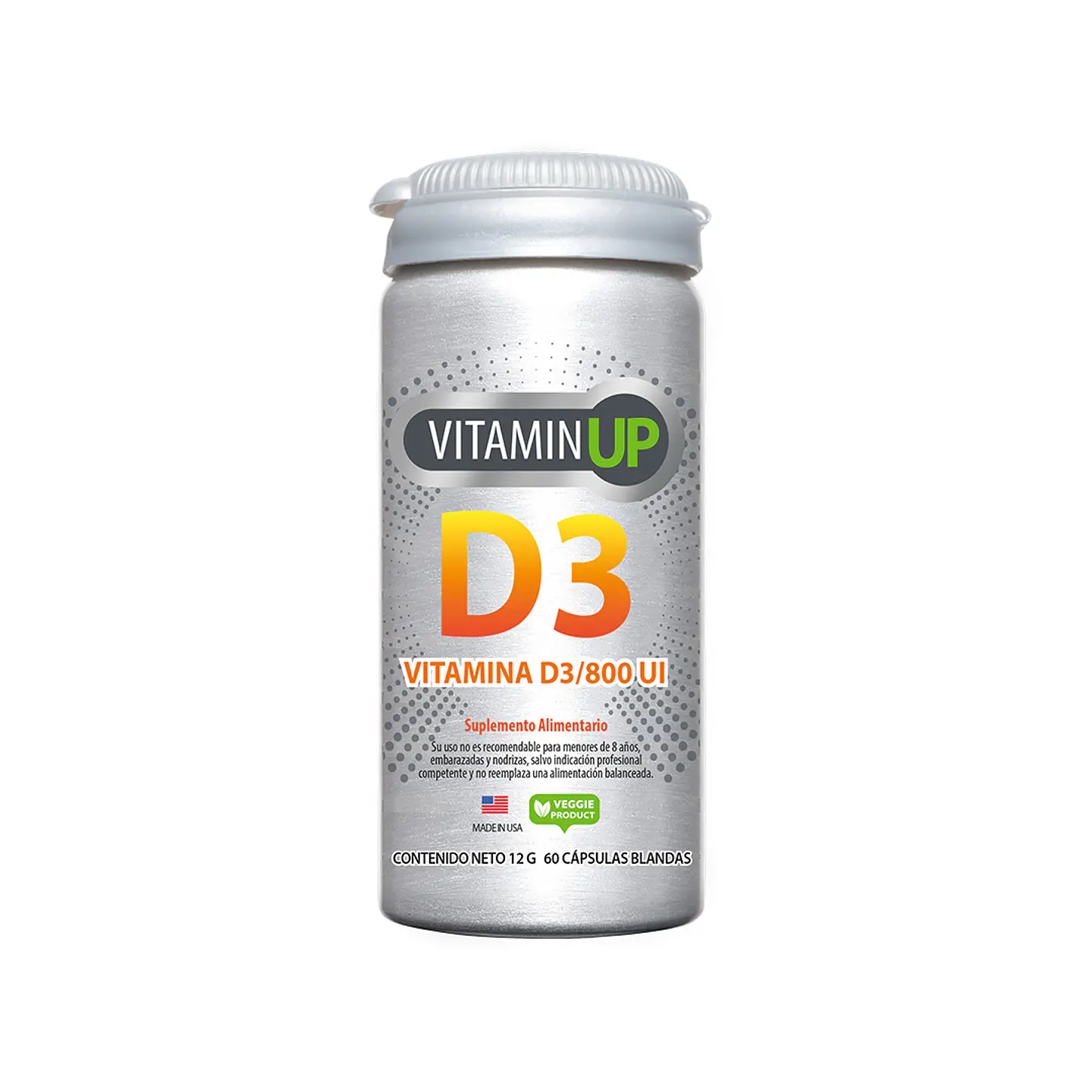 Vitamina D3 Newscience 800 UI - 60 Caps 1