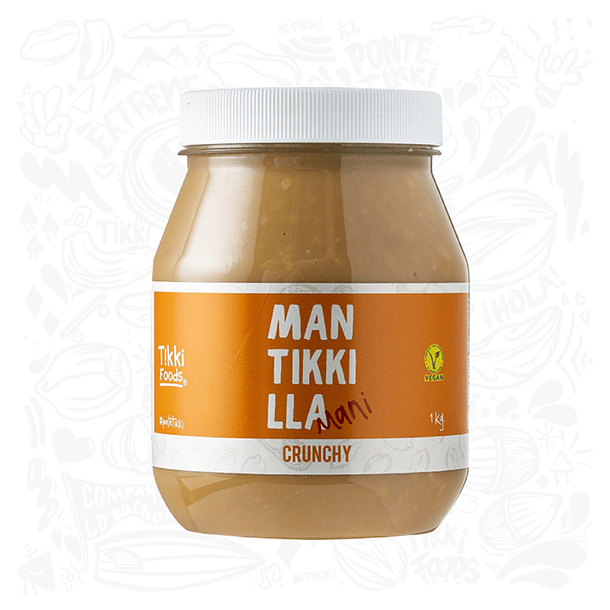 Mantequilla de Maní Crunchy Tikki 1 kg