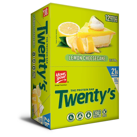 Barra proteica (contiene leche) Twentys LemonCheesecake 12un