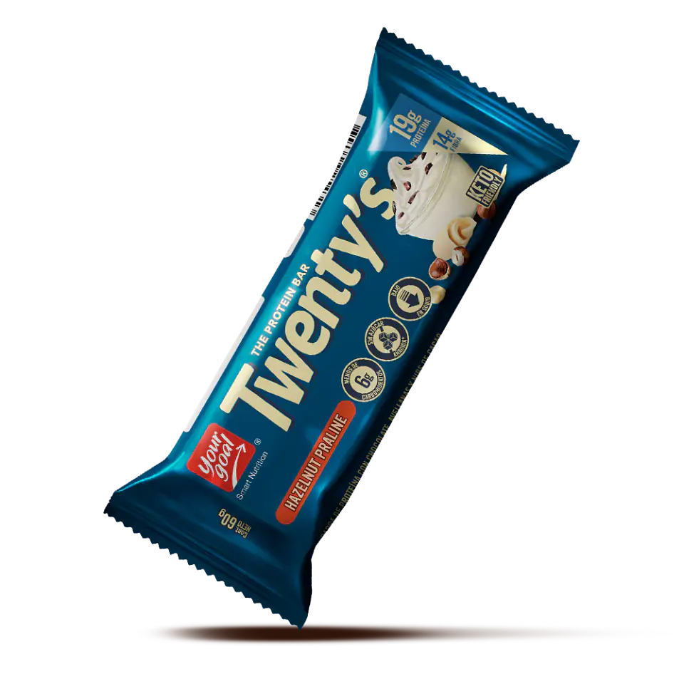 Barra de Proteína (contiene leche) Twentys Hazelnut Praline 12 un 2
