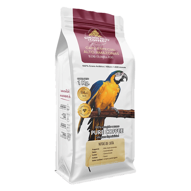 Café de Especialidad Alto Amazonas 1 Kg 100% Grano Arábico 