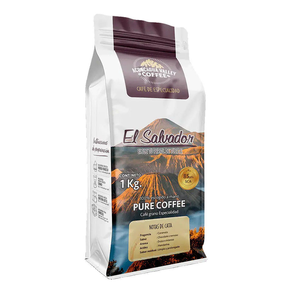Café de Especialidad El Salvador 1 Kg 100% Grano Arábico  1