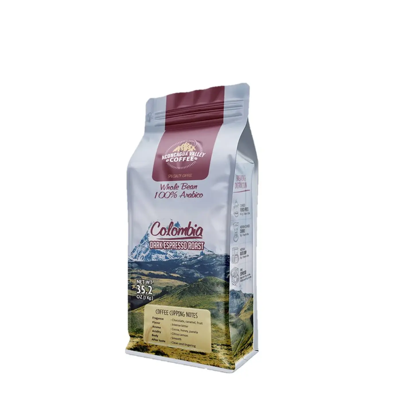 Café de Especialidad Dark Colombia 1 Kg 100% Grano Arábico  1