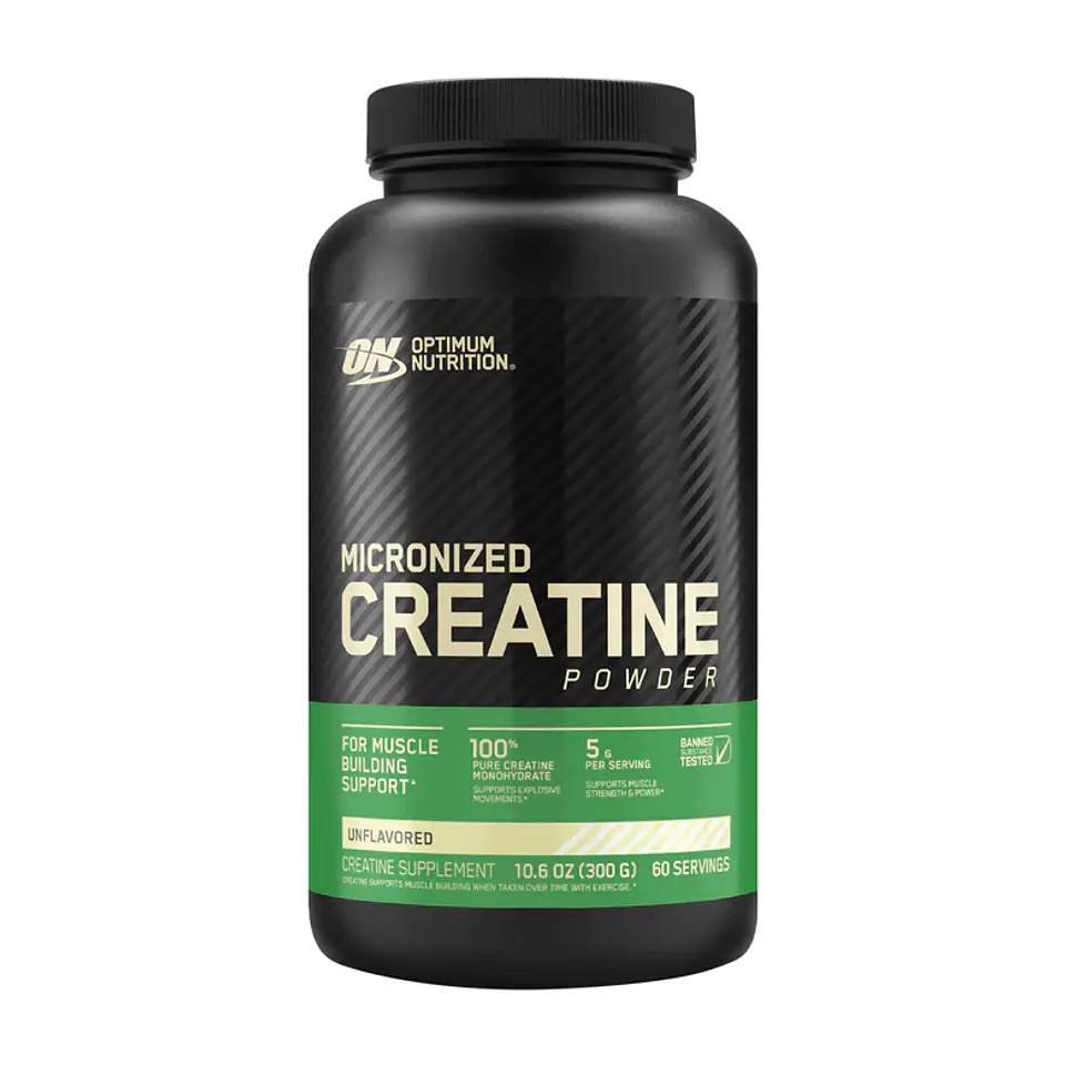 Creatina Powder ON Monohidratada Micronizada 300g - 60 porciones 1