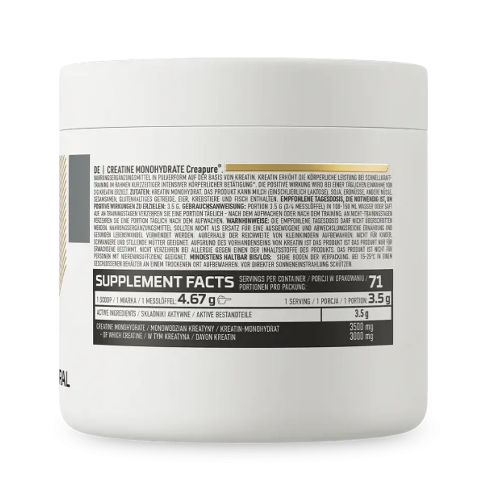 Creatina Monohidratada Creapure Ostrovit 250g - 50 porciones 3