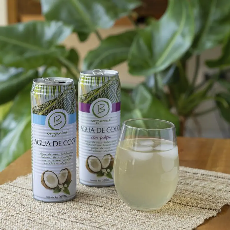 Agua de Coco s/pulpa Be Organics 520 ml 2