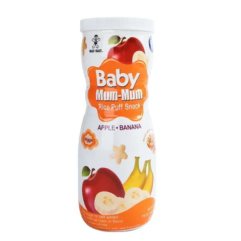 Cereal de Arroz Baby Mum Mum Manzana Platano 50g