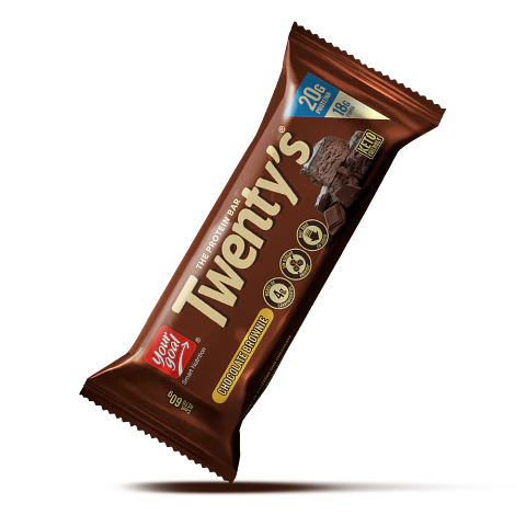 Barra de Proteína Twentys Chocolate Brownie 60g