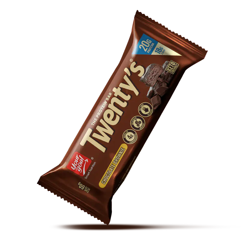 Barra de Proteína Twentys Chocolate Brownie 60g 1
