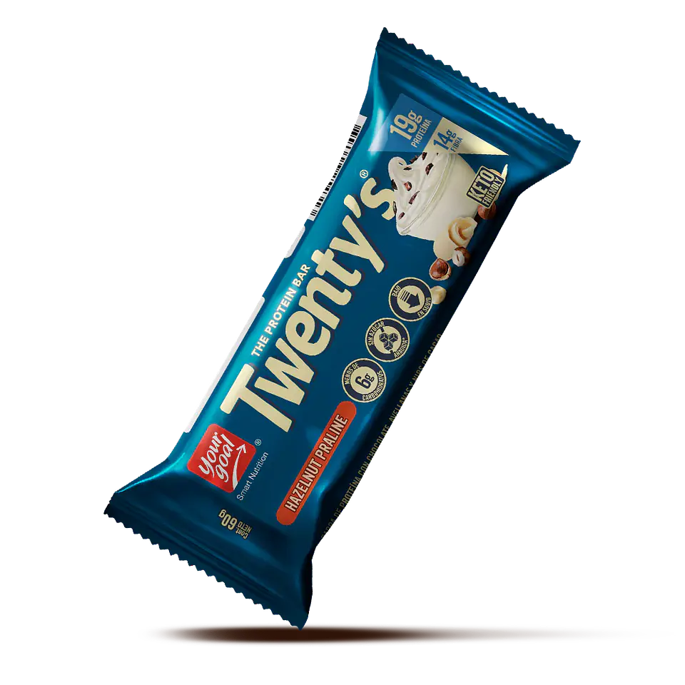 Barra de Proteína Twentys Hazelnut Praline 60g 1