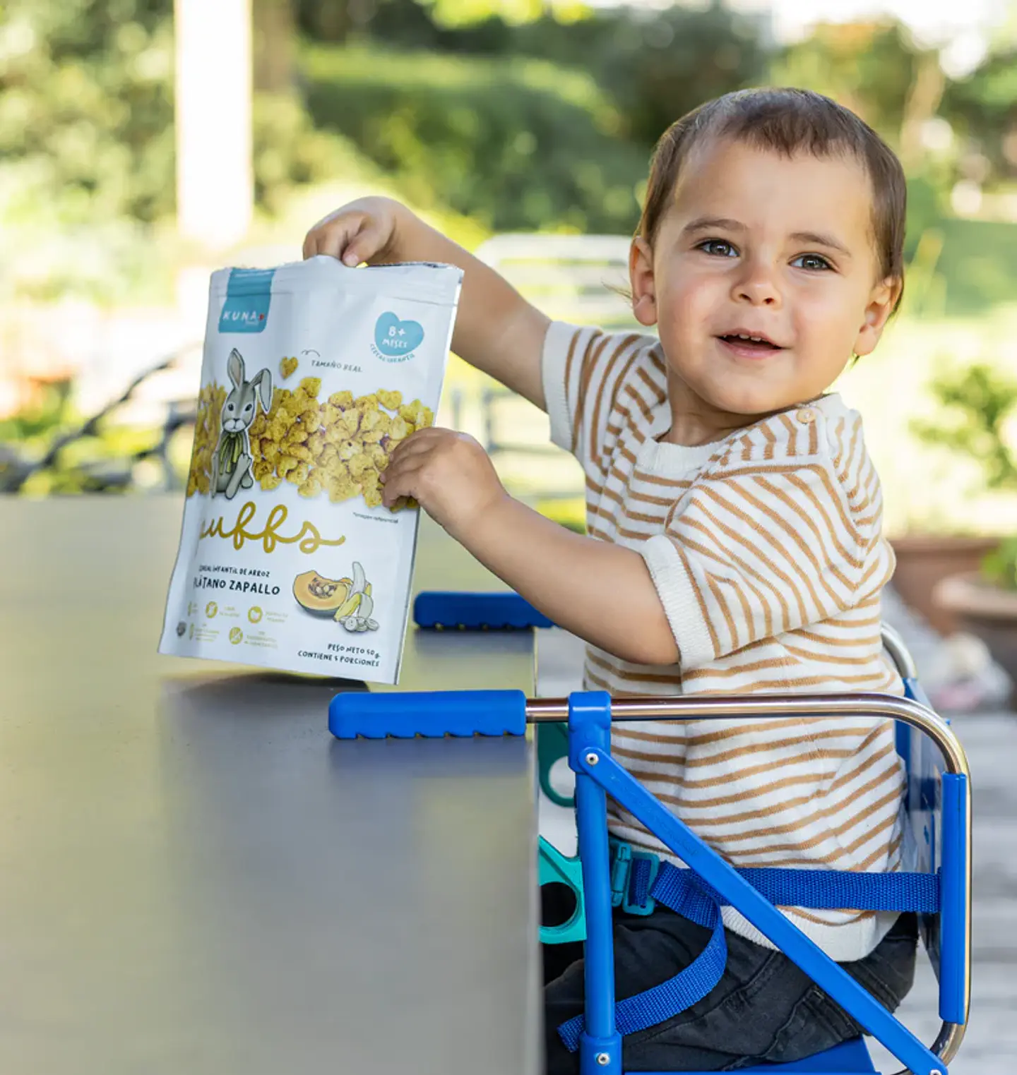 Puffs Plátano Zapallo Familiar Kuna Foods 50g 3
