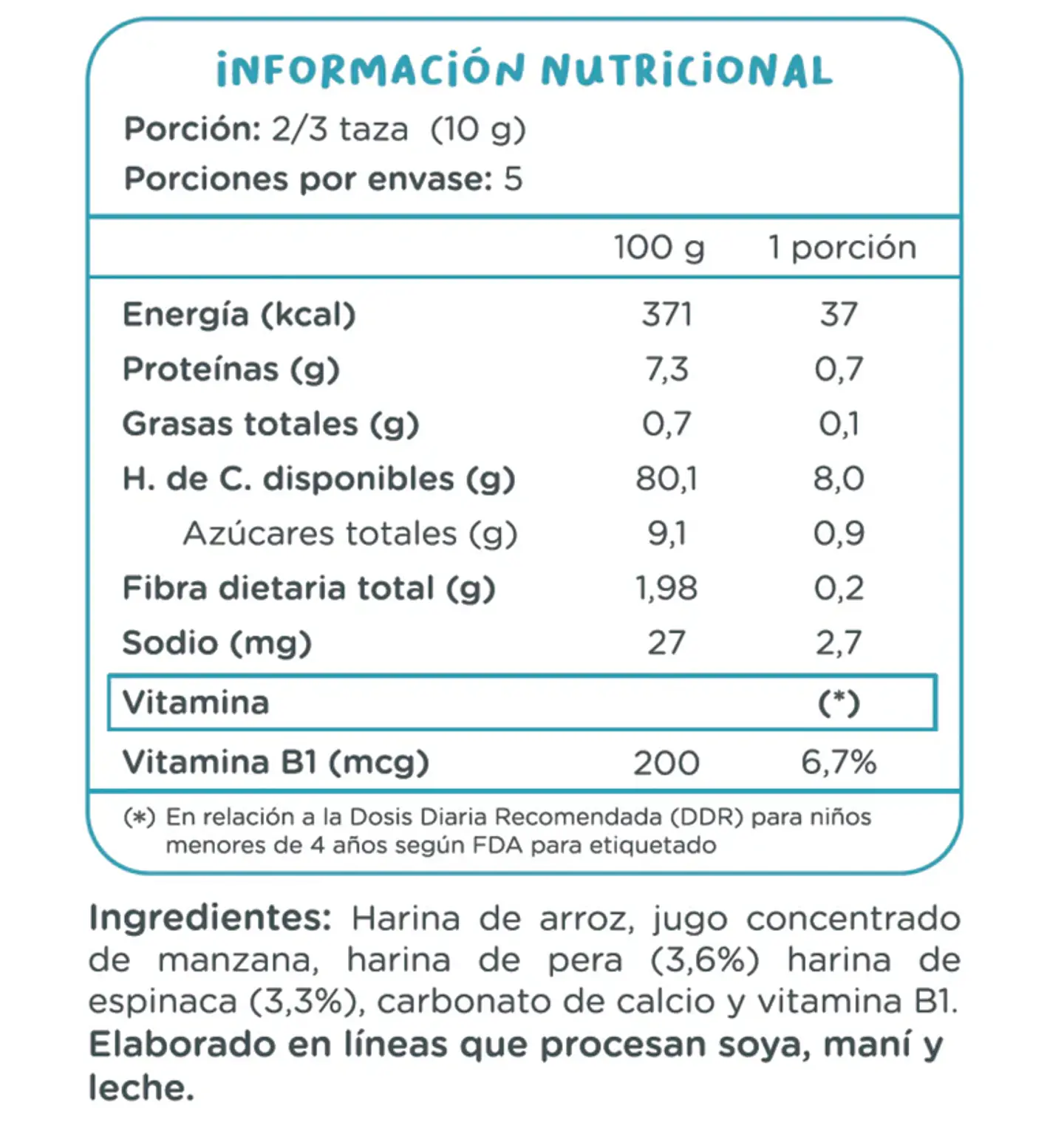 Puffs Pera Espinaca Familiar Kuna Foods 50g 3