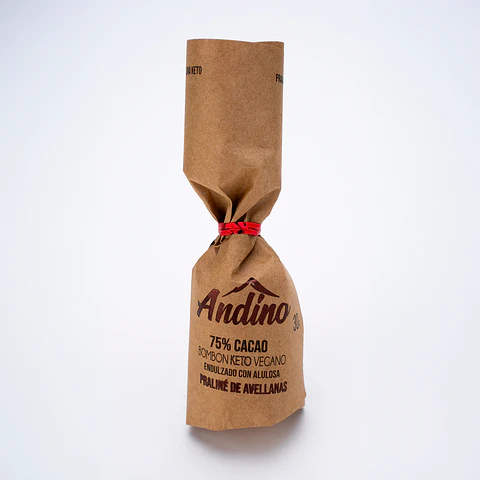 Chocoteja Andino 75% Praliné de Avellanas Alulosa Sin Azúcar 30g