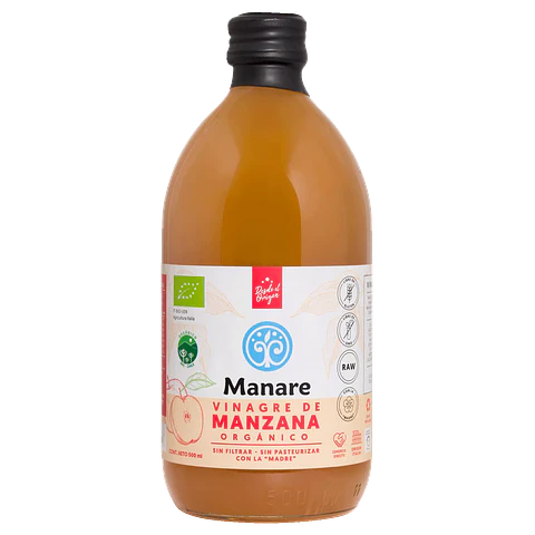 Vinagre de Manzana Orgánico 500 ml Manare